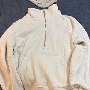 Lululemon Cream Half Zip M/L